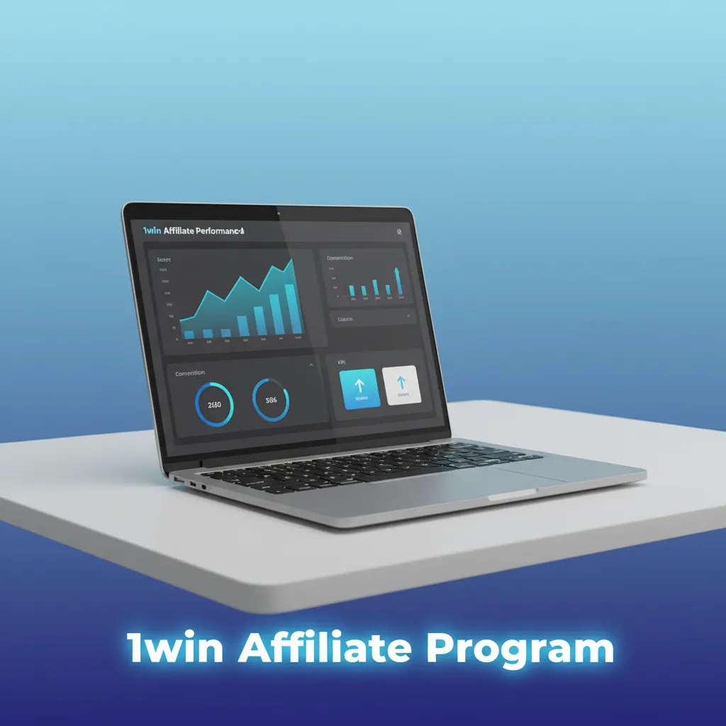 1win Affiliate Program banner: earn commissions, dashboard stats, marketing tools, timely payouts tailored to your deal.