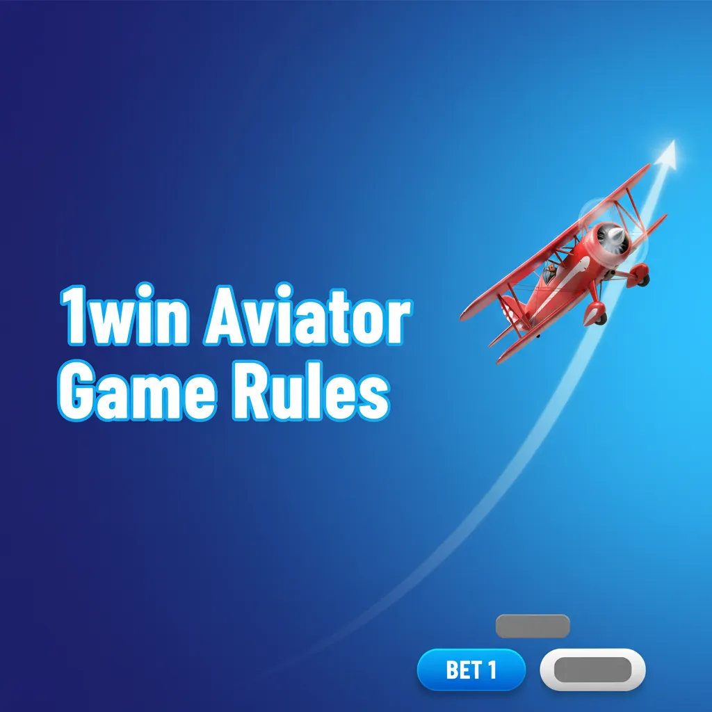 1win Aviator rules infographic: crash game, bet ₹10+, rising multiplier, cash out before plane flies, demo and auto options.