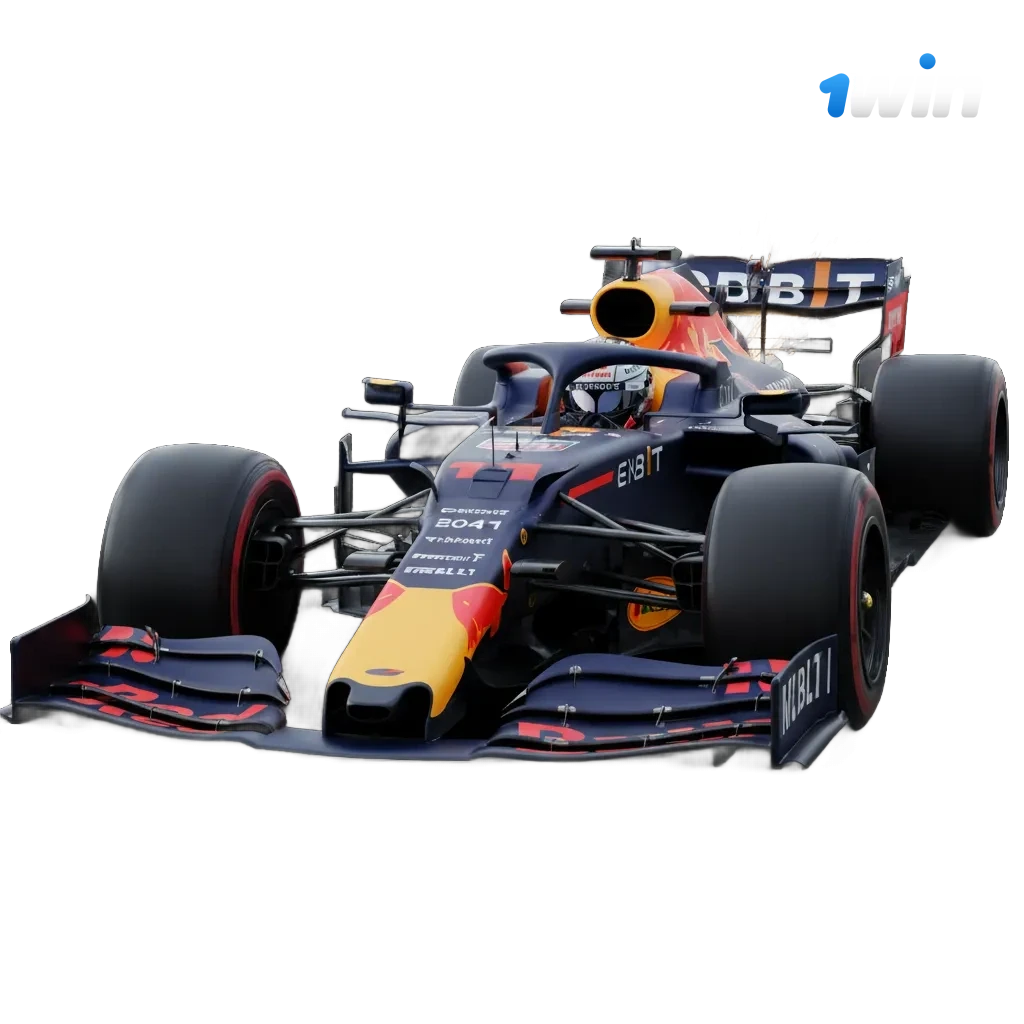 1win Formula 1 betting banner: live odds, race markets, INR support, fast payouts, welcome bonus for new users in India.