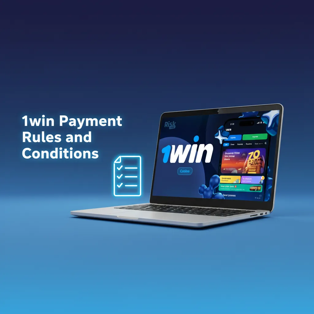Infographic: 1win India payment rules—KYC match, same-method withdrawals, bonus rollover, limits, correct UPI/card details.