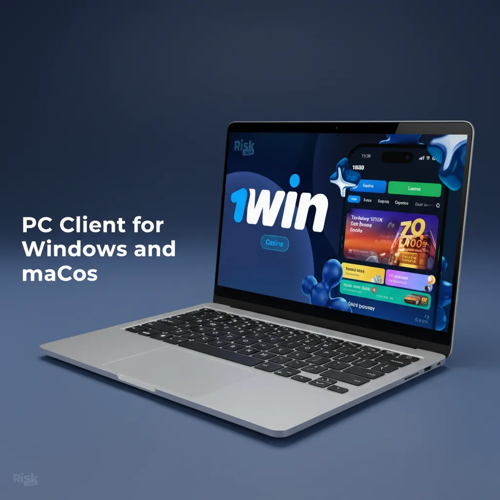 Windows and macOS PCs show a browser for betting and casino play; no standalone client or extra installs needed.