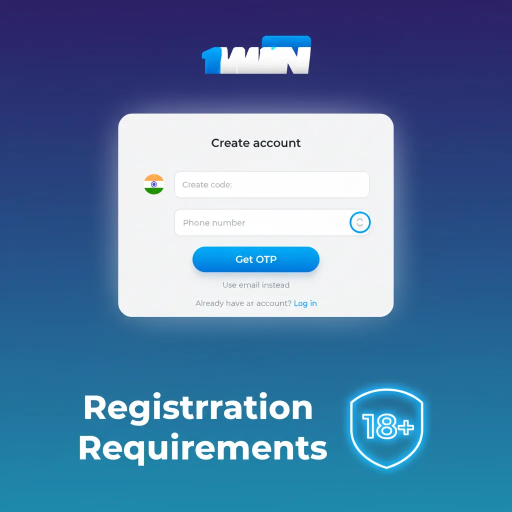 1win registration rules: 18+, one account, real details, KYC ID and proof of address, terms and local law apply.