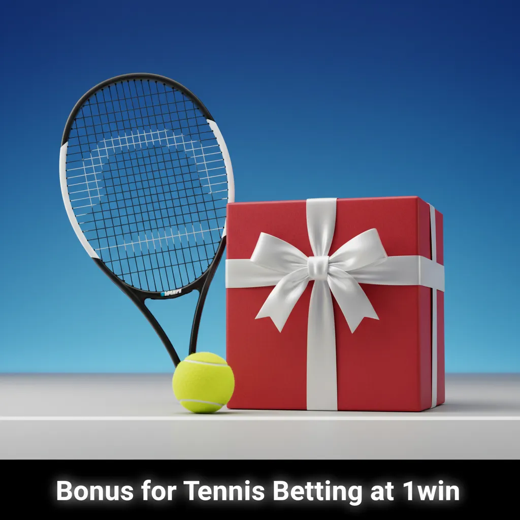 1win tennis betting welcome bonus banner: 200% first deposit boost up to ₹20,000; wagering, odds, and time limits apply.