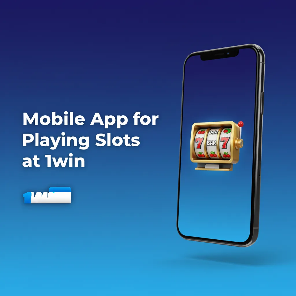 Android and iOS devices displaying 1win slots app screens, clean interface with Casino tab and slot grid.