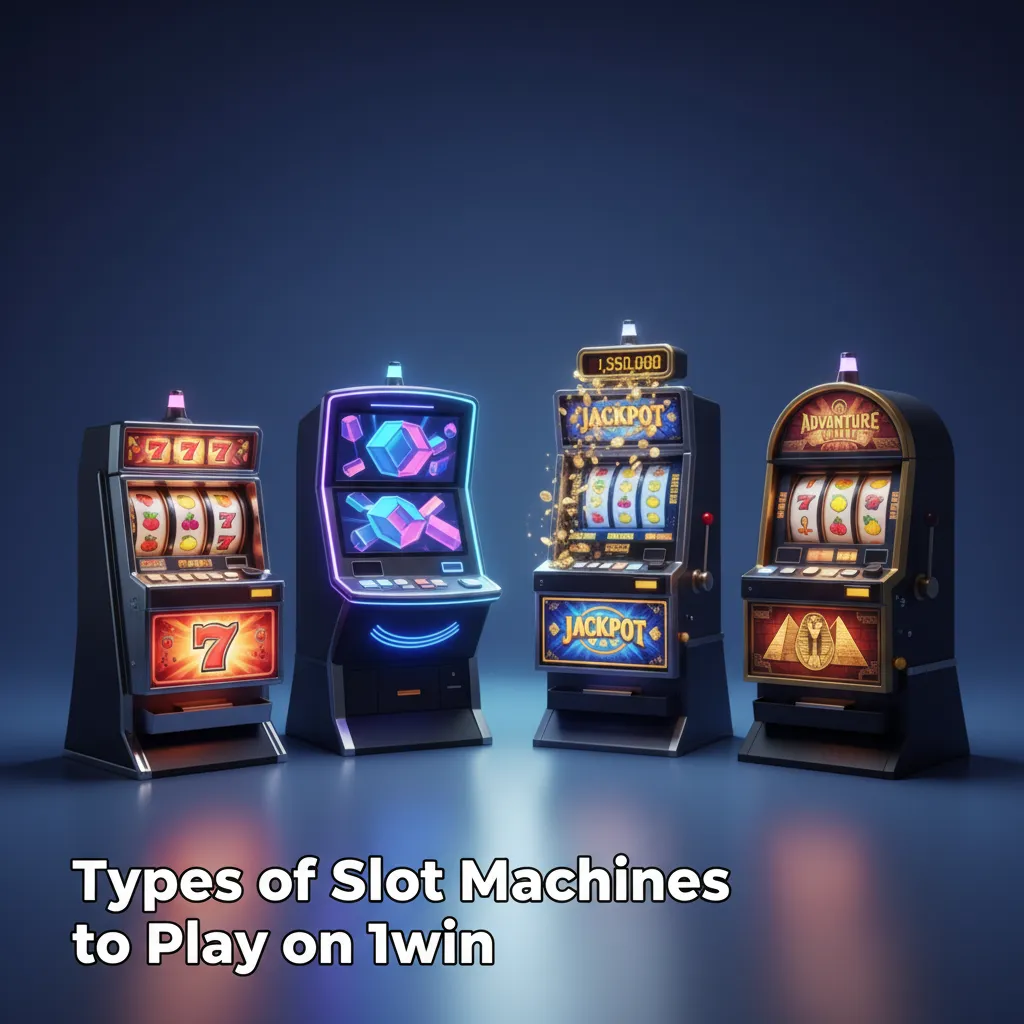 1win slot types: classic 3-reel, video, Megaways, progressive jackpots, Hold & Win, cluster pays, bonus buy, branded.