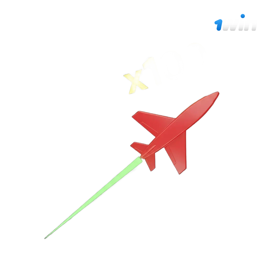 1win Aviator game UI showing a rising plane with multiplier, cash-out button, and 500% bonus up to ₹75,000.