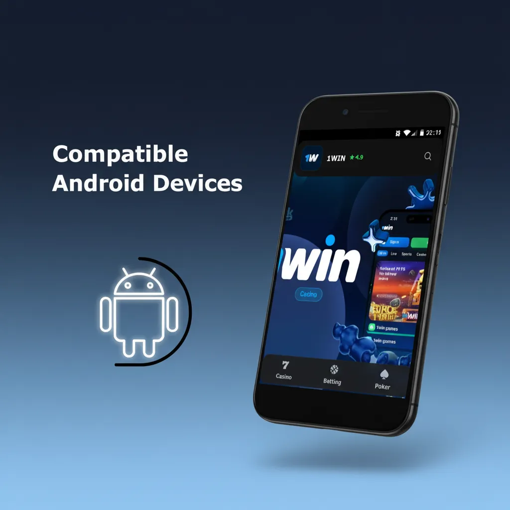 Compatible Android phones in India: Galaxy A54/M33, Redmi Note 12/11, POCO X5, Nord CE 3/9R, Narzo 60, Y22, A77 for 1win.