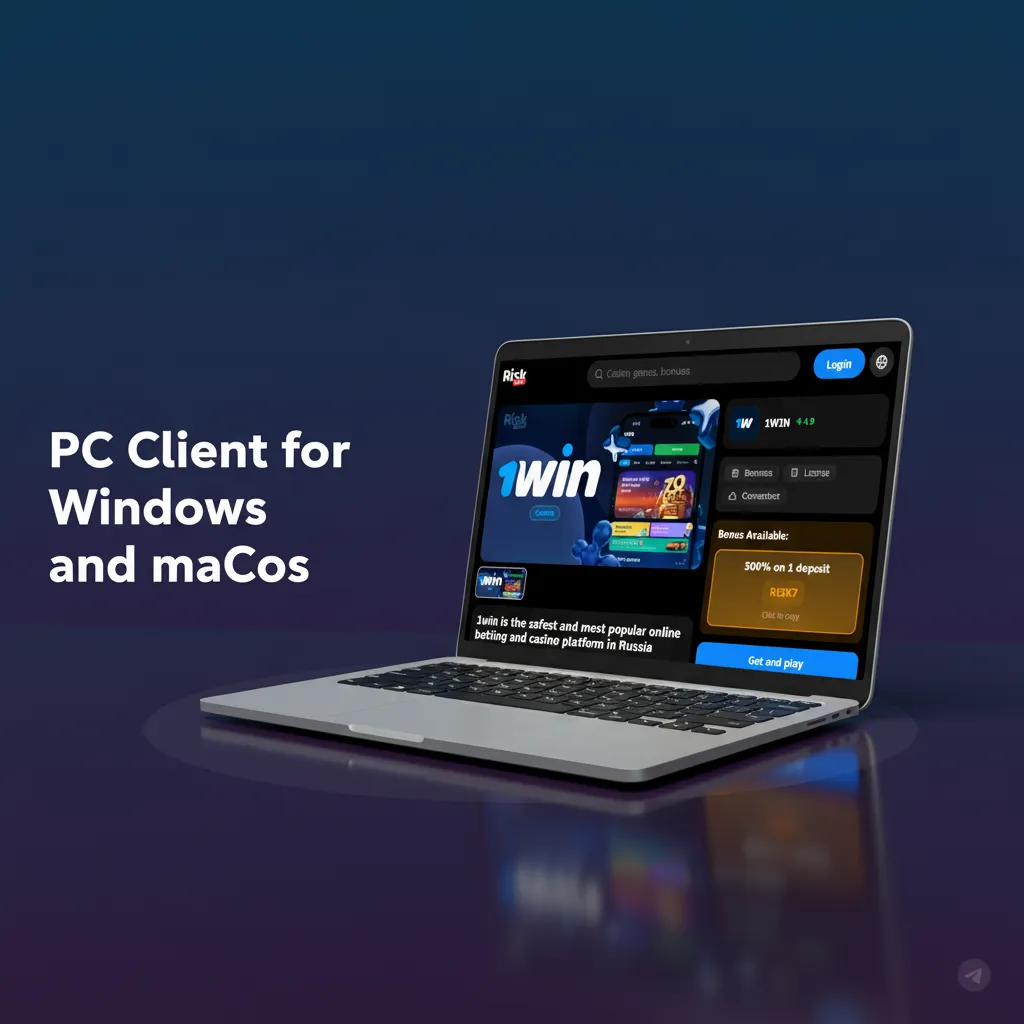 No separate Windows or macOS client; place bets and play casino via the official website.