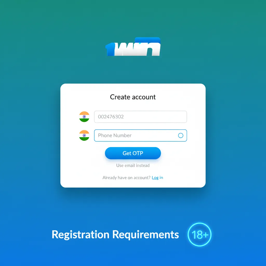 Registration requirements: 18+, real details, one account, PAN/Aadhaar and address proof, personal payment methods.