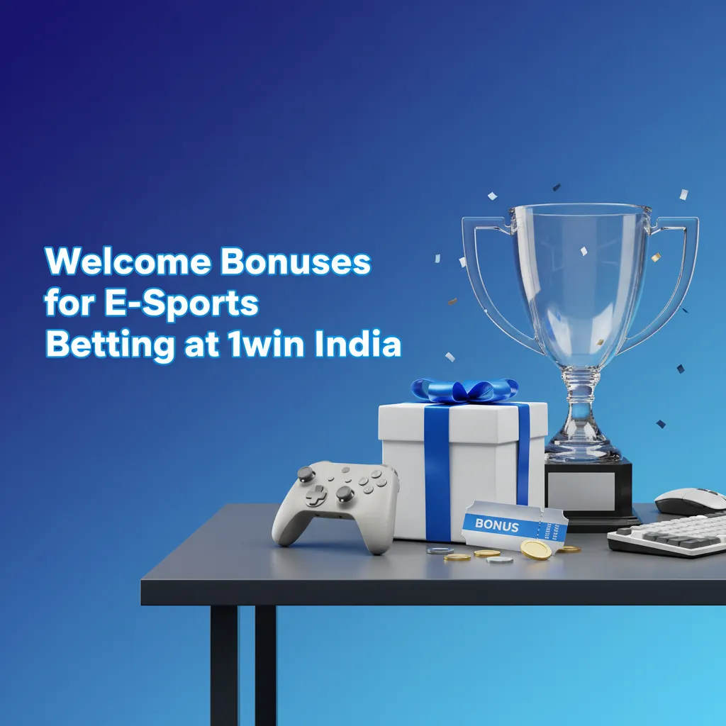 1win India esports welcome bonus: 500% up to ₹75,000 after first deposit. Steps: register, deposit, activate, wager.