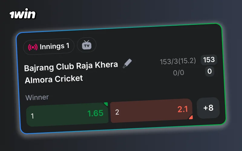 Win more with fast live betting at 1win.