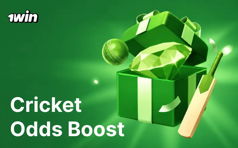 Maximise your potential cricket profits using the premium cricket odds boost at 1win.