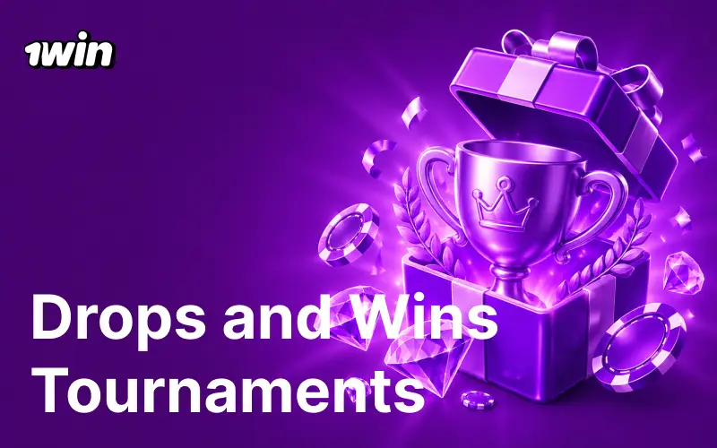 Compete for massive daily prizes during exciting drops and wins tournaments at 1win.
