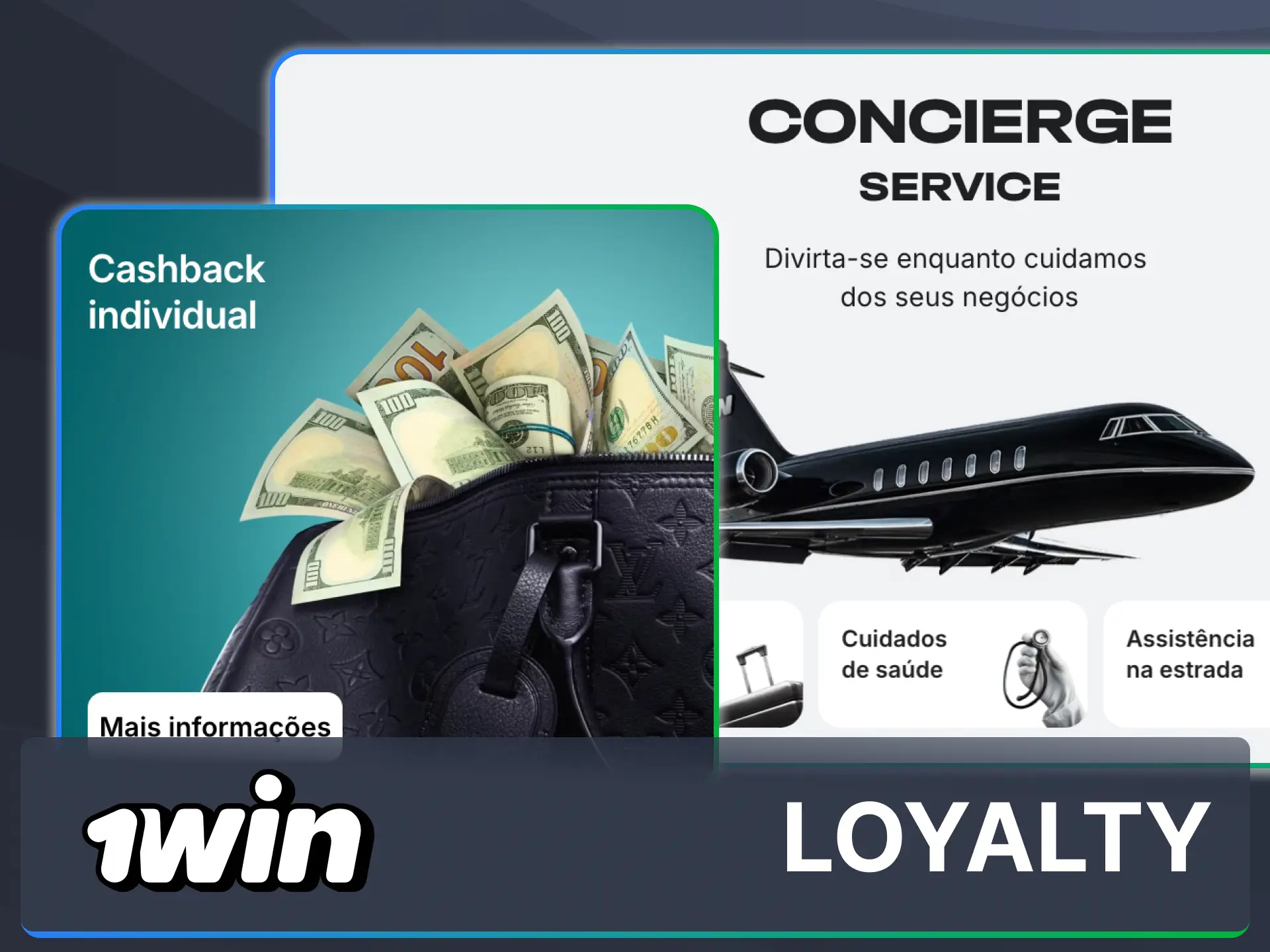 Join the exclusive 1win loyalty program to earn reward points for active gambling.