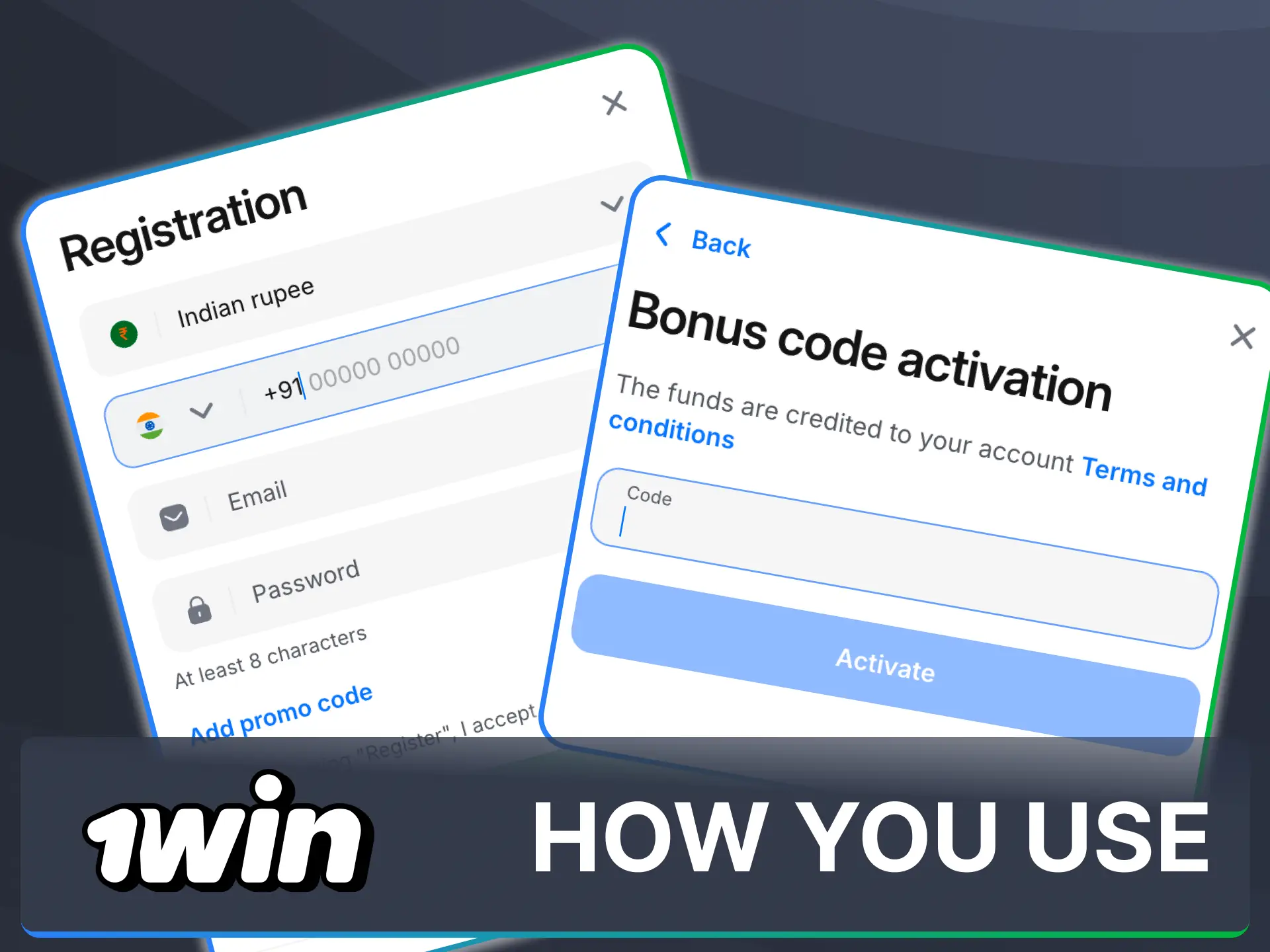 Follow this instructional guide showing how you use a 1win promo code step by step.