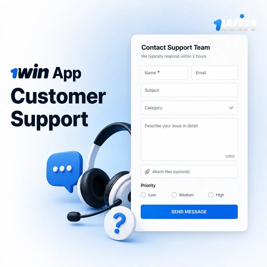 1win app customer support options in India: live chat, email support, and help center for account and payment queries