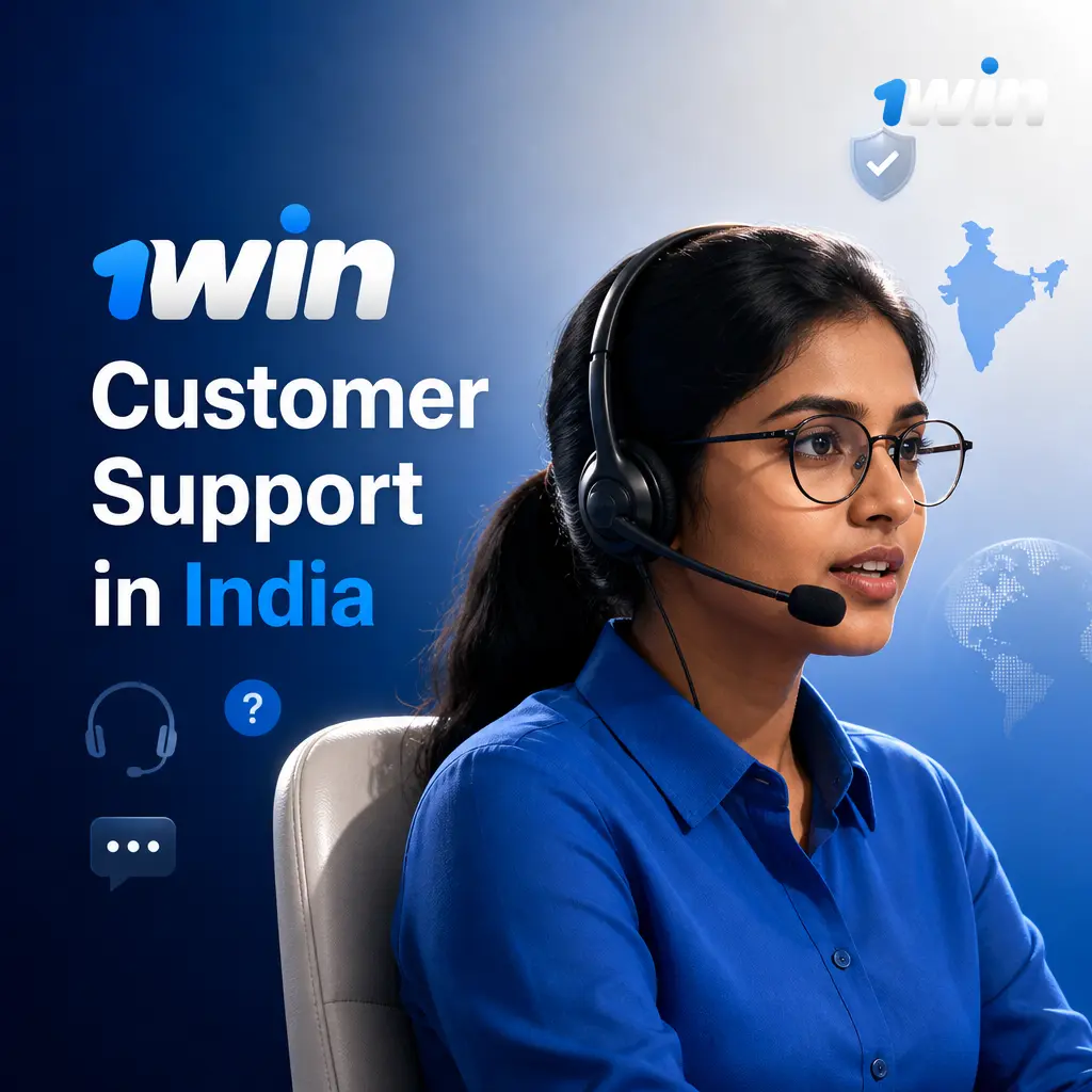 1win customer support options in India including live chat, email support, and help center for account and payment help