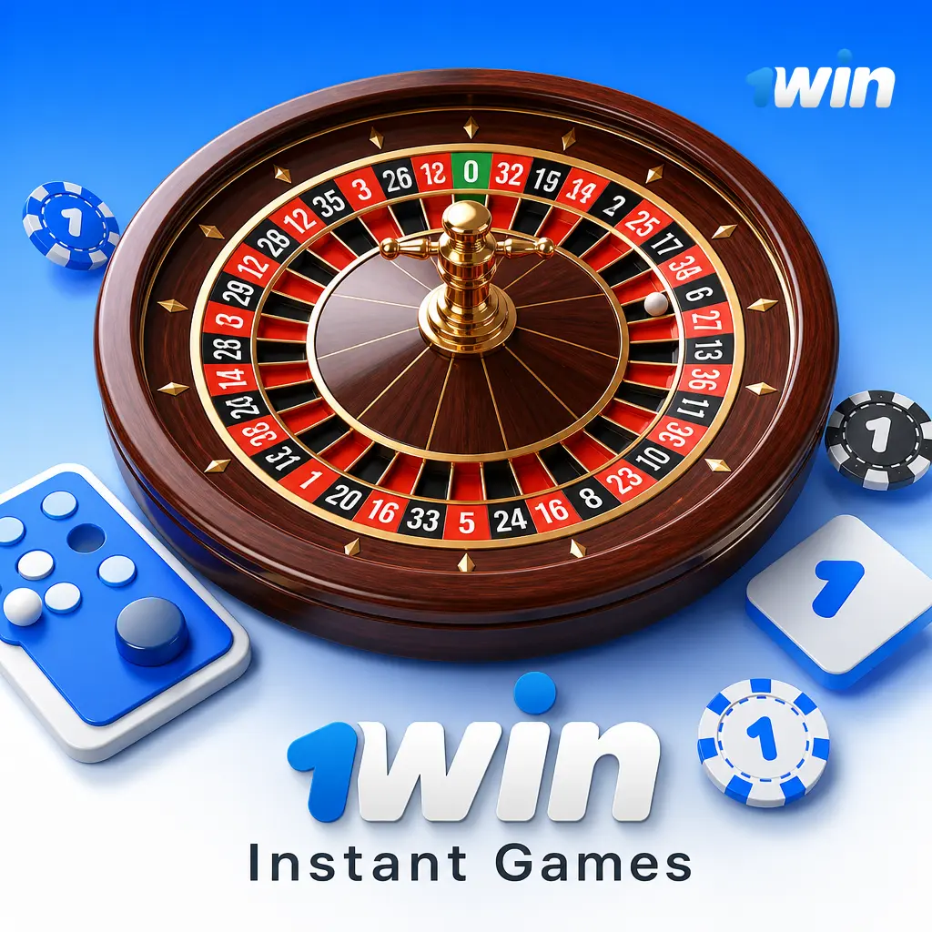 1win instant games section featuring Aviator, JetX, Mines and Plinko for quick, no-wait rounds