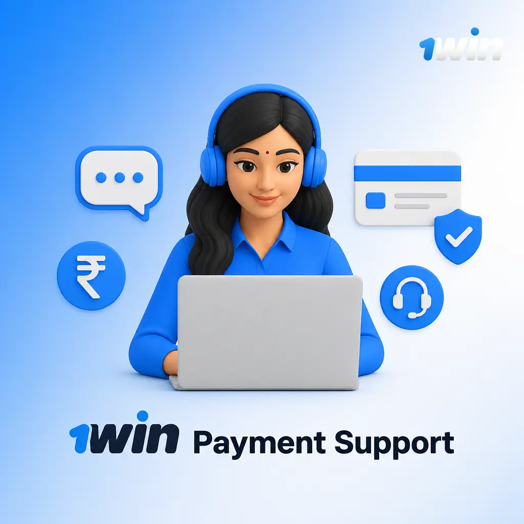1win payment support channels in India: live chat, ticket form, and official social media for deposit and withdrawal help