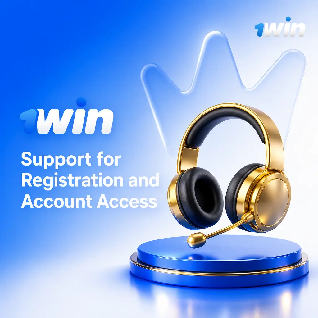 1win support options table showing live chat, email, and help centre for registration, login, and account verification queries.