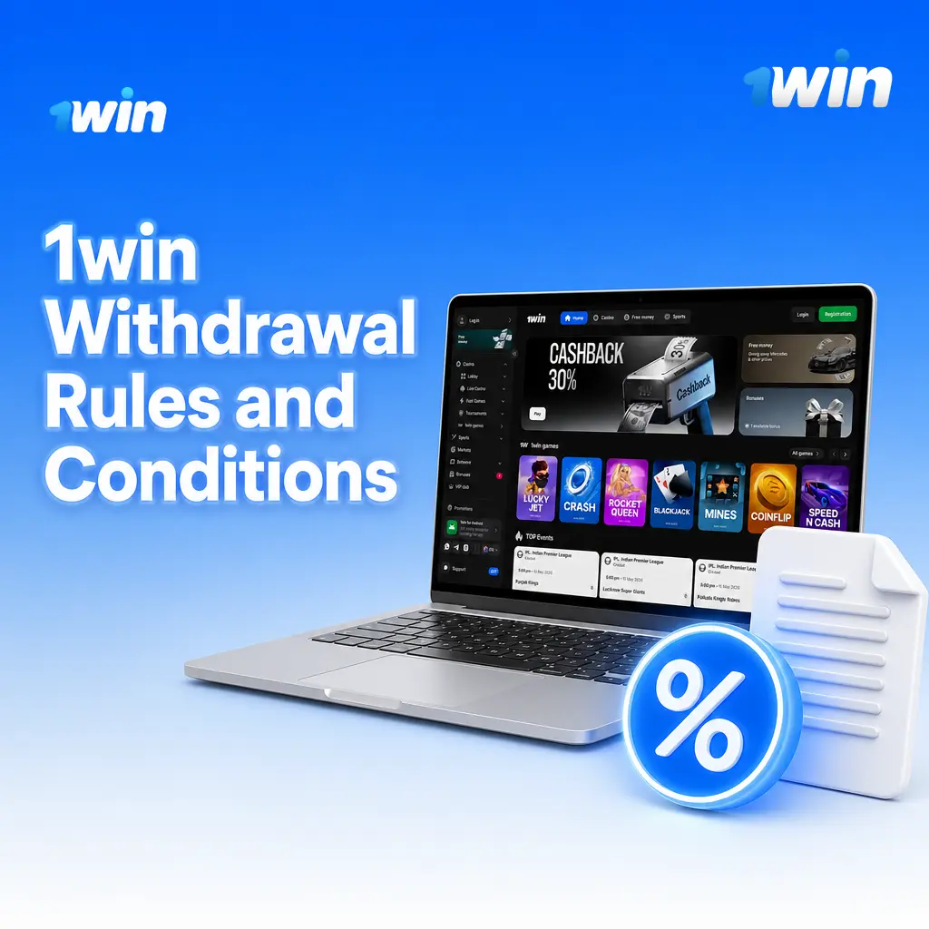 1win withdrawal rules for Indian players: verification, payment method match, INR 300 minimum, limits, and bonus wagering requirements explained.