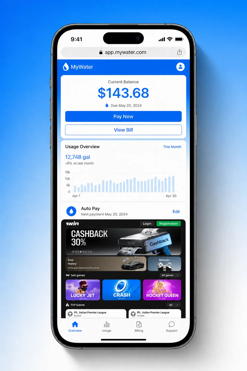 Steps to add 1win shortcut to iPhone Home Screen using Safari's share menu and 