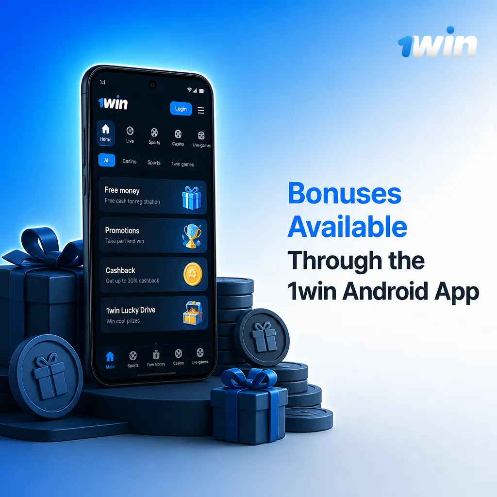 1win Android app welcome bonus: 500% up to INR 180,000 plus 500 Free Spins on first four deposits for new India users.