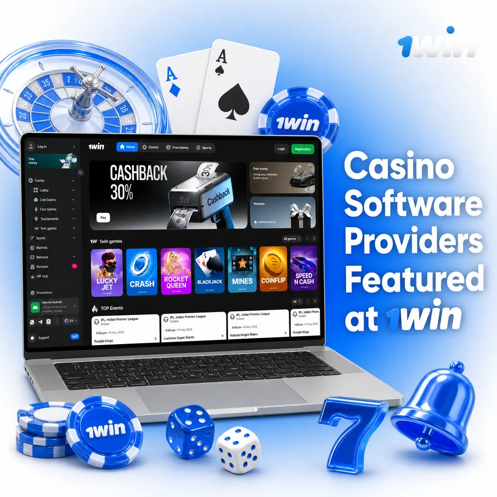Casino software providers at 1win: Pragmatic Play, Evolution, Spribe, SmartSoft Gaming, Play'n GO and Gaming Corps game libraries
