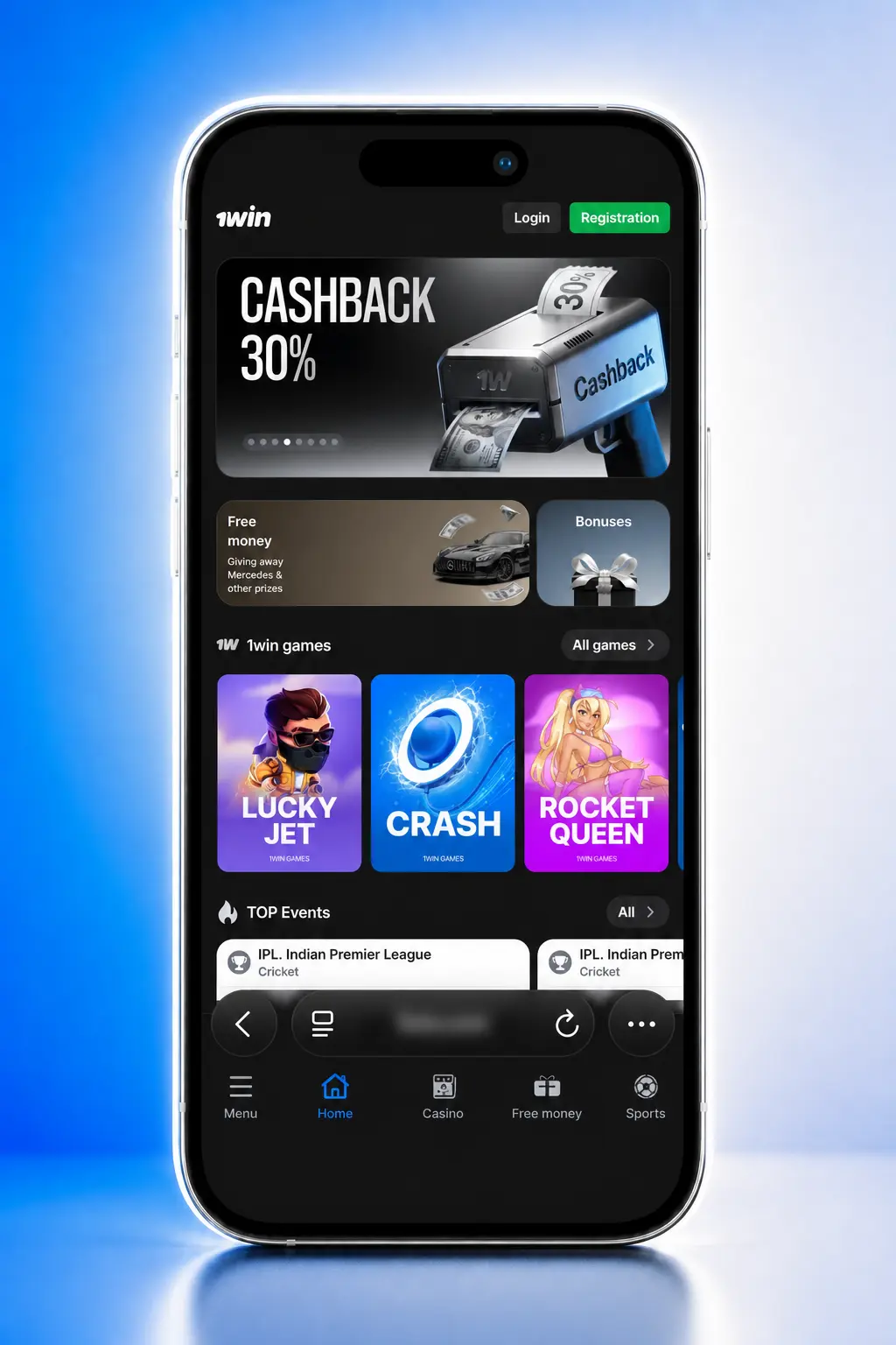 Steps to download and install 1win on iOS via Safari browser and add a home screen shortcut for quick access