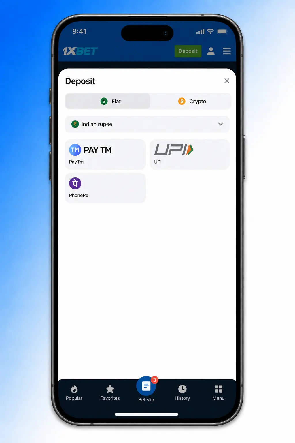 Step-by-step guide showing how to bet on football using the 1win sportsbook platform
