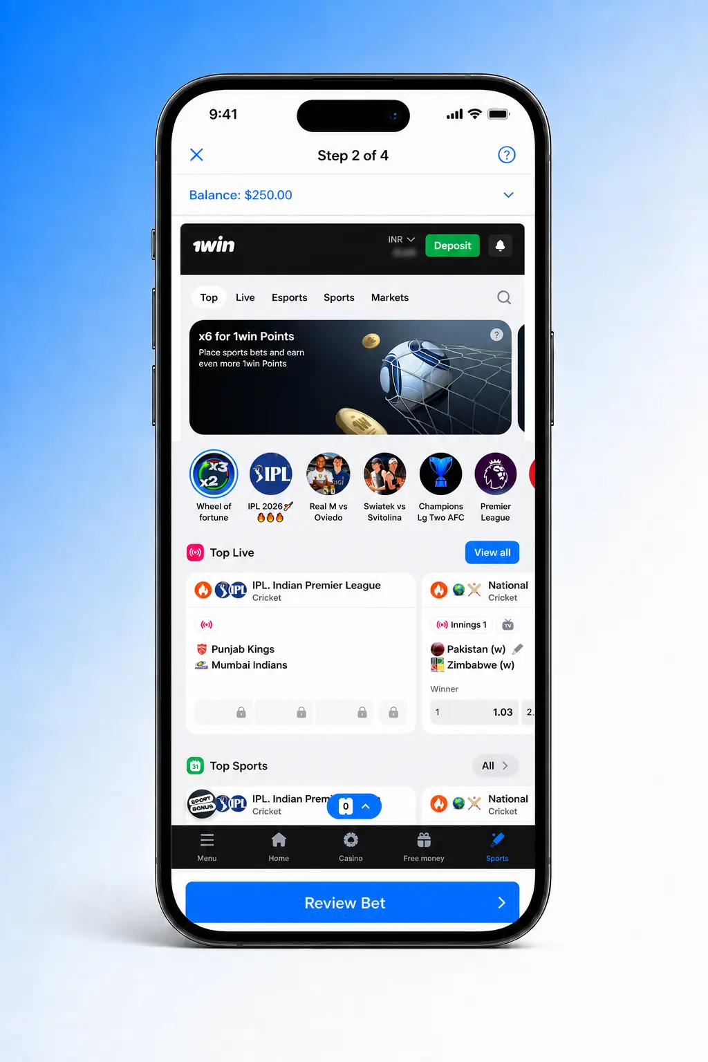 Step-by-step guide to placing a horse racing bet on the 1win sportsbook platform