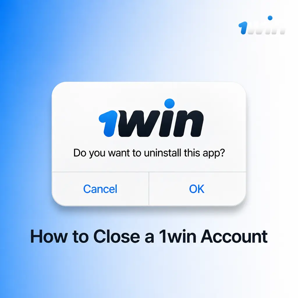Steps to close a 1win account via official support, confirm identity, withdraw balance, and get closure confirmation.