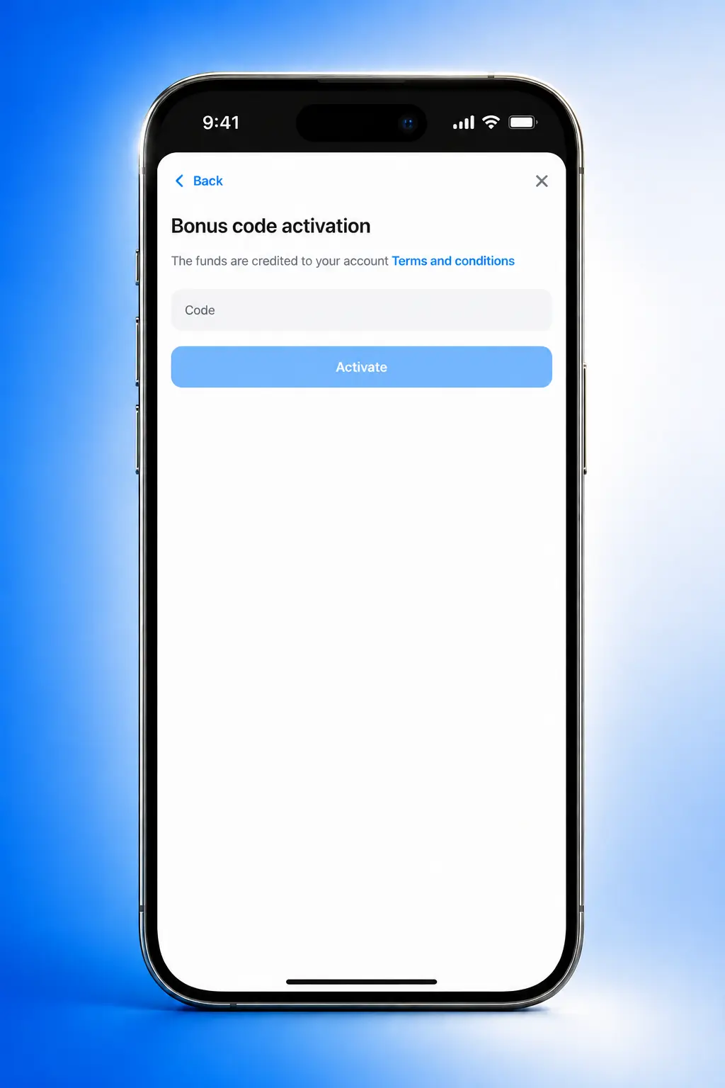 Step-by-step guide showing how to enter the 1win promo code during registration on the official website