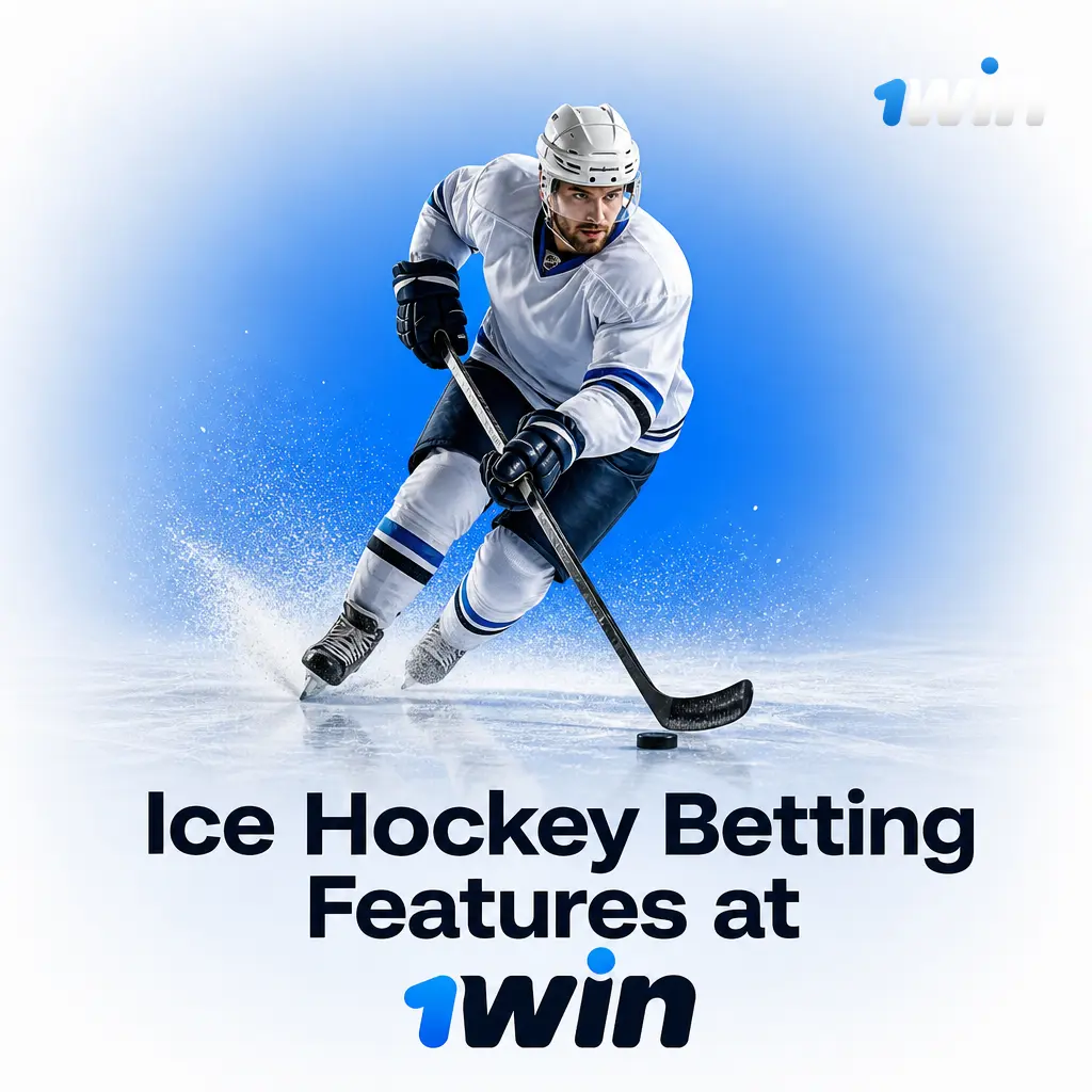 Ice hockey betting features at 1win: NHL, KHL markets, live betting, UPI/Paytm payments for Indian bettors