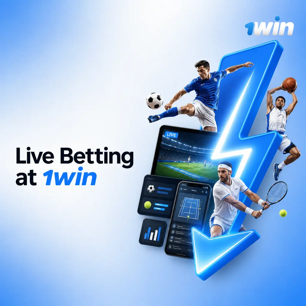 1win live betting markets for cricket, football, tennis, basketball, and esports with real-time odds updates