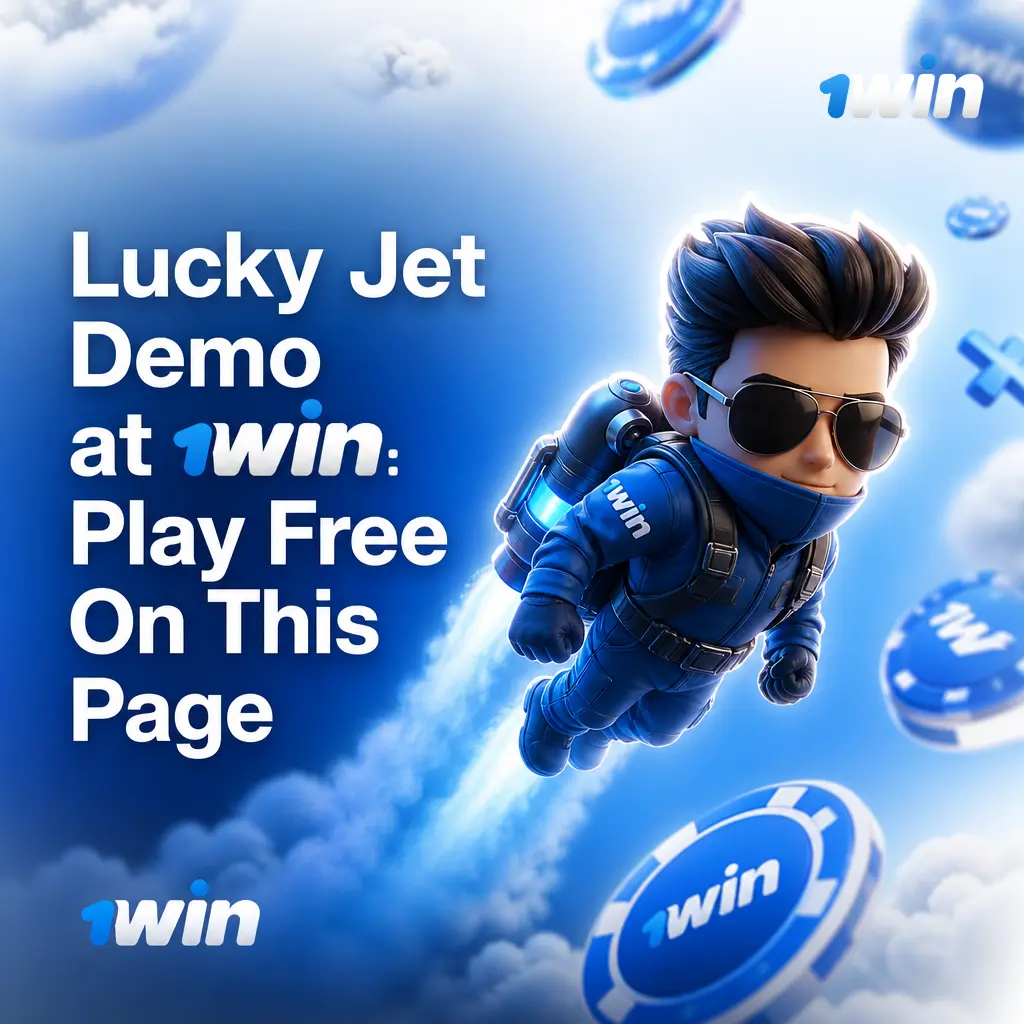 Lucky Jet demo at 1win: free play, no registration, virtual credits to test bets and Cash Out timing