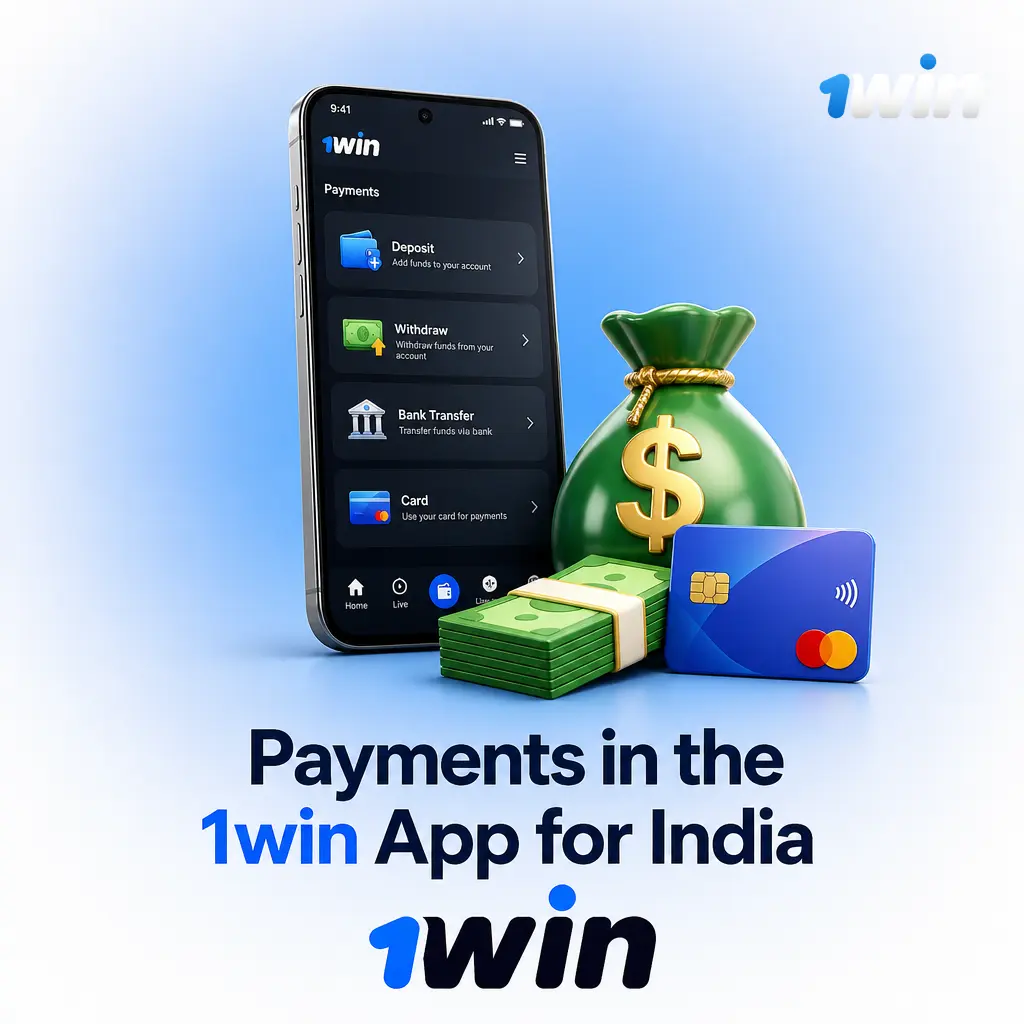 1win app payment options for India: UPI, Paytm, PhonePe, GPay, cryptocurrency, Visa and Mastercard for INR transactions