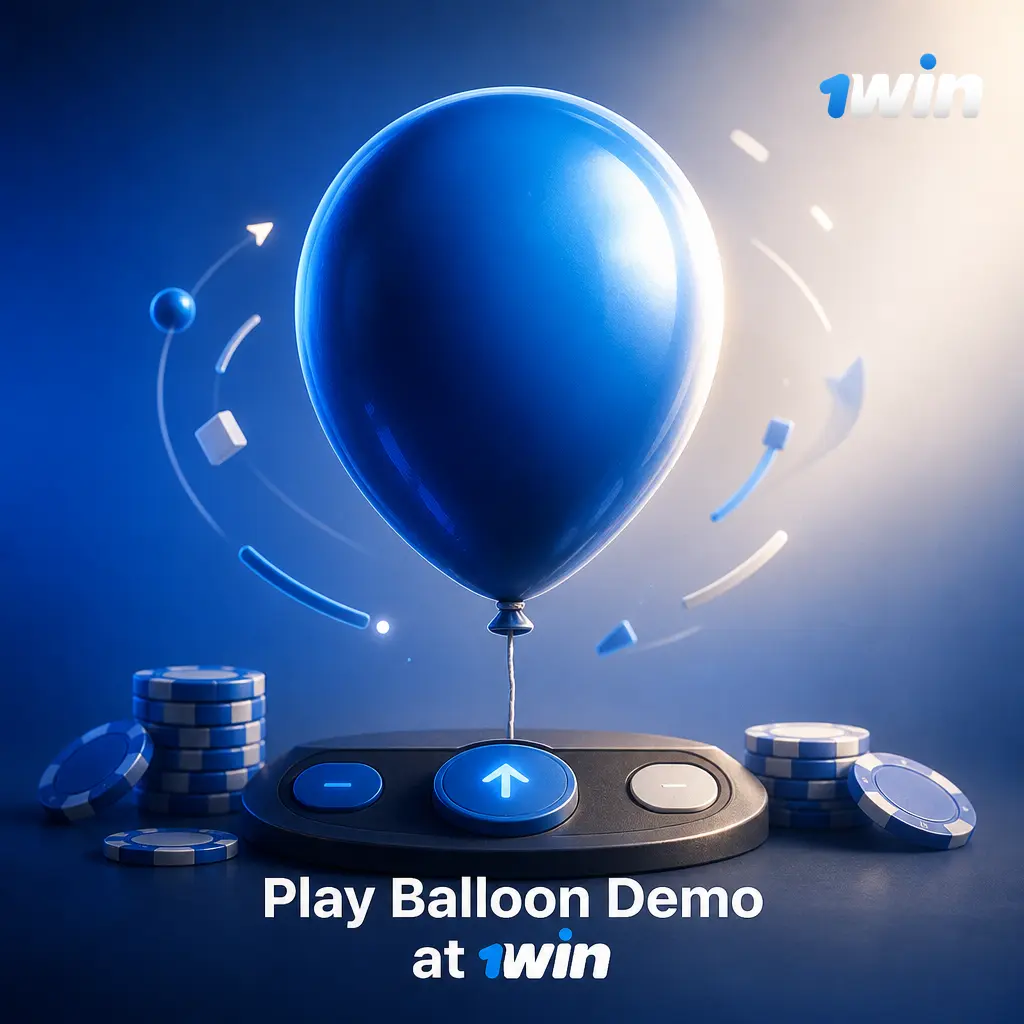 Play Balloon demo at 1win with free virtual credits to practice multiplier flow and Cash Out timing risk-free.