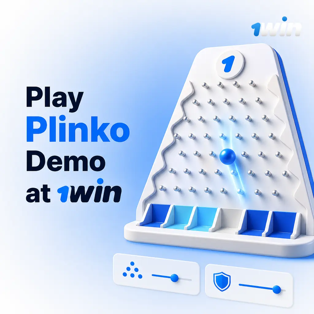 Free Plinko demo at 1win – drop balls with virtual credits, adjust rows and risk, no registration or deposit needed.