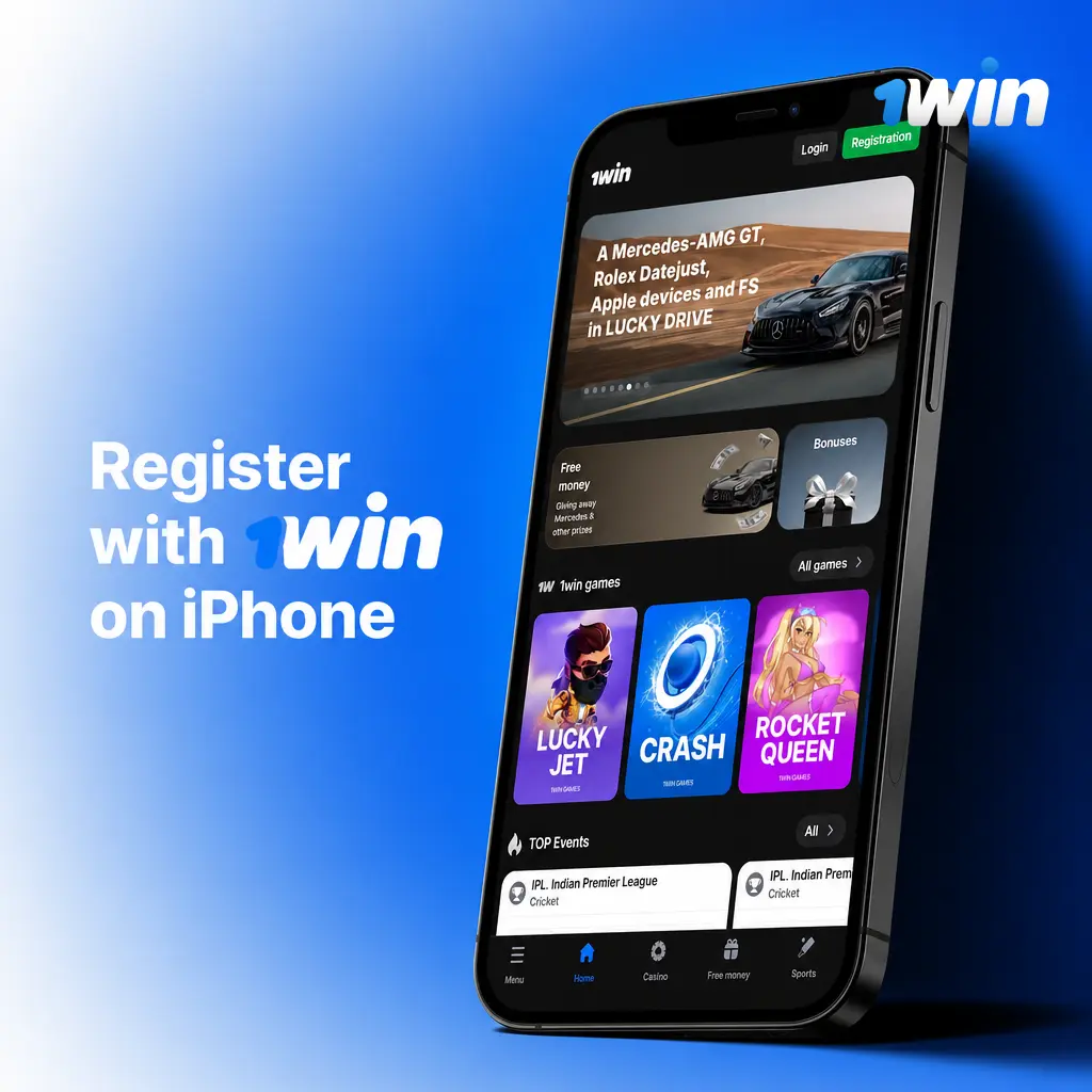 Step-by-step guide to register with 1win on iPhone using official mobile registration page