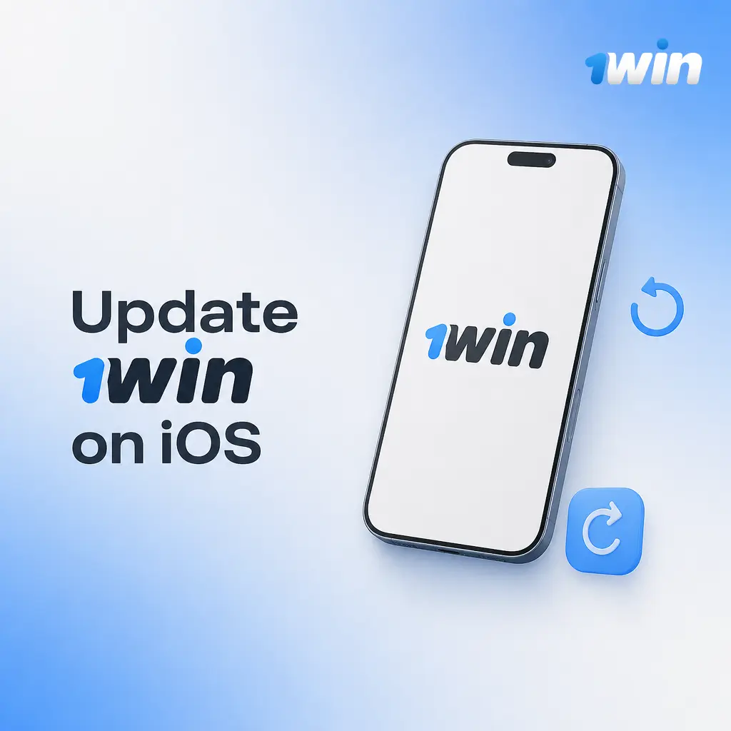 Steps to update 1win on iOS by refreshing the browser or home screen shortcut and clearing cache for the latest version.