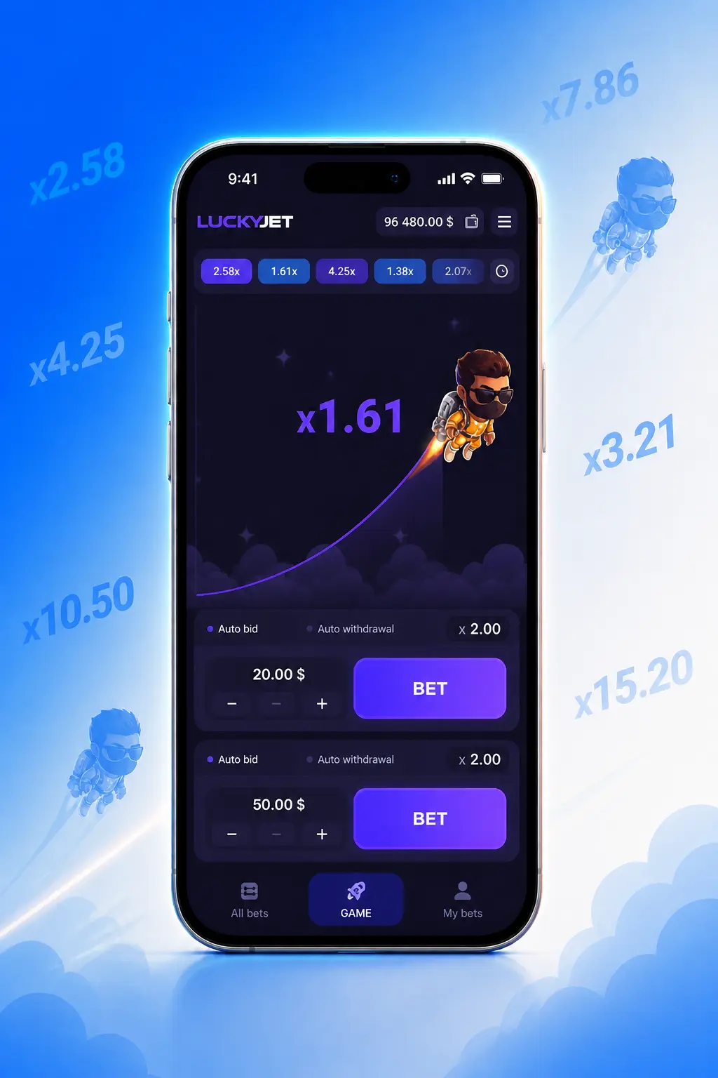 Step-by-step guide to playing your first Lucky Jet round at 1win casino game
